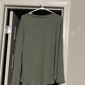 Green shein long sleeve